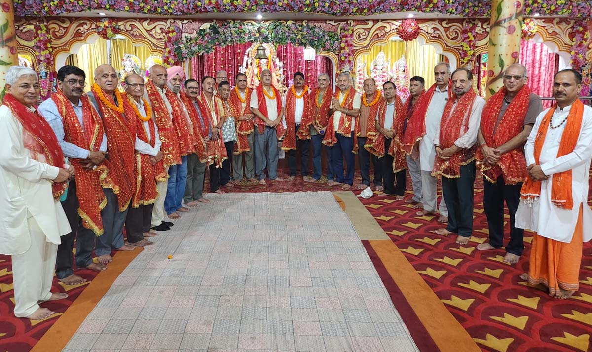In the election of Maa Durga Mandir Sabha, Sector 68, Mohali, the old committee was unanimously elected for four years.
